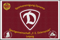 SG Dynamo F E Dzierzynski Leipzig Fahne